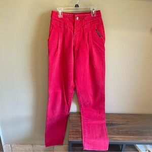 Vintage 90s Rockies Red Bareback Rodeo Cowgirl Jeans  Rocky Mountains 28 x 36